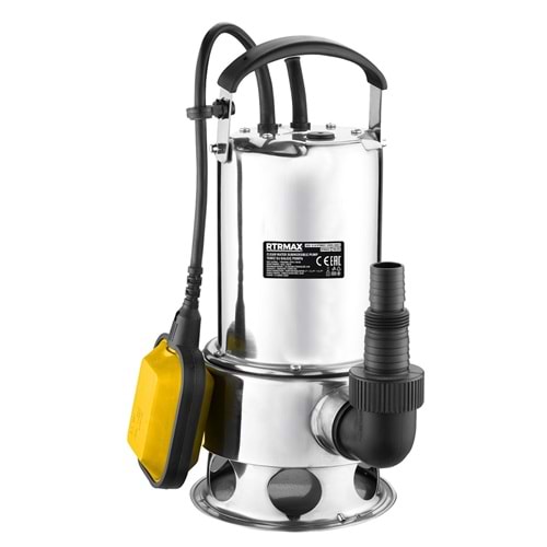 RTRMAX DALGIÇ POMPA KİRLİ SU RTM837 750W 8,0MT